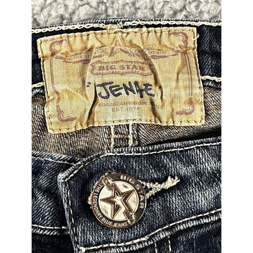 Big Star Jeans Womens 29 Low Rise Cut Off Capri Jenae Denim Pants - Picture 5 of 12